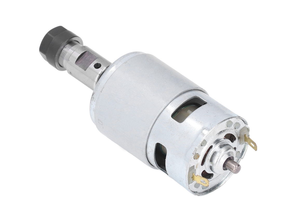 Motor Dc de Alta Potência e Torque com Rolamentos de Bolas Duplos