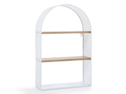 Prateleira de parede Jäller 3 Prateleiras Metal 53x35x14 cm Branca [EN.CASA]