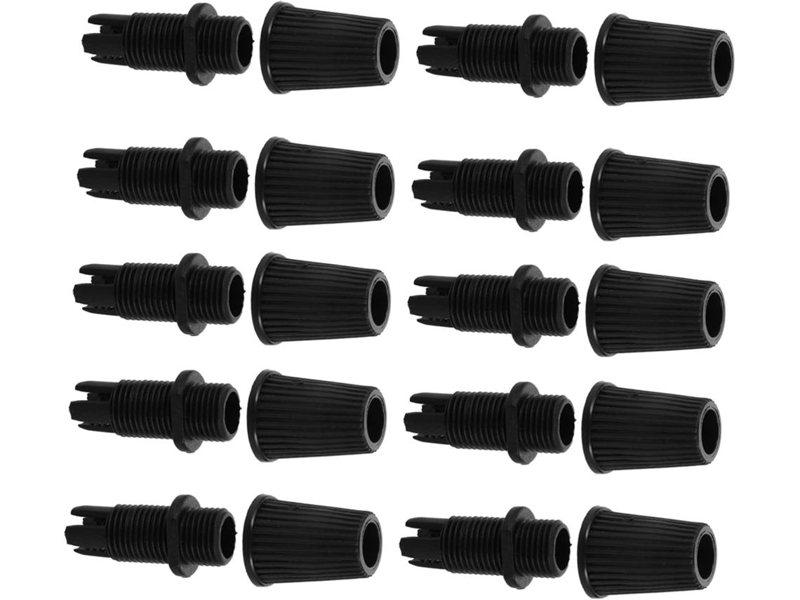 Prensa Cabos De Plástico Preto Para Fiação, Conector De Alívio De Tensão, Braçadeiras De Cabo Roscad Gokoco