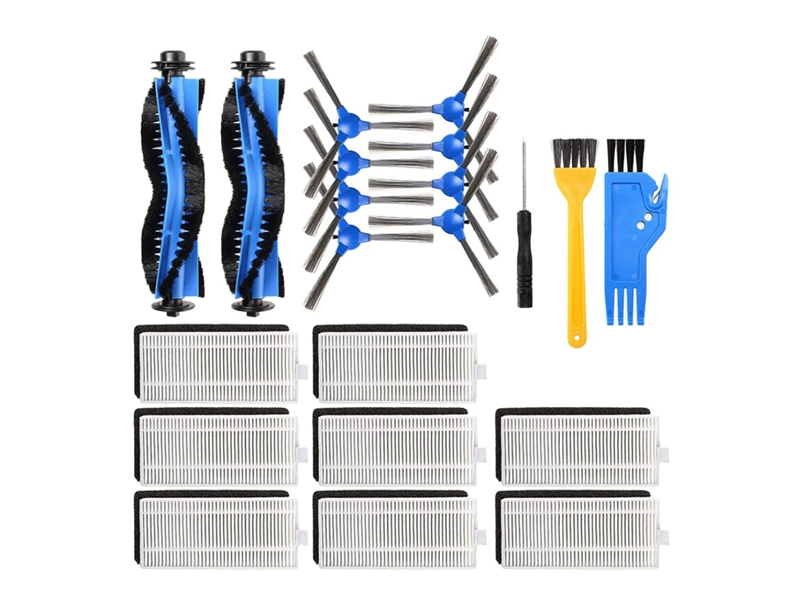 Acessórios para robô de varredura, escova principal, escova lateral, filtro, adequado para Eufy Robovac 11S, Robovac 30