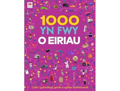 Livro 1000 yn Fwy o Eiriau de Sioned Lleinau (Galês - Capa Dura)