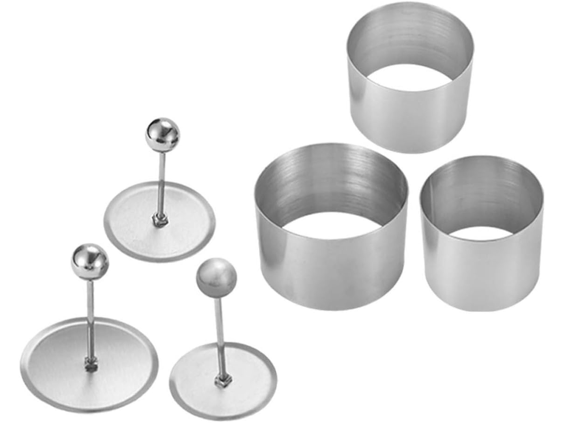 Conjunto De Formas Redondas De Aço Inoxidável Para Arroz