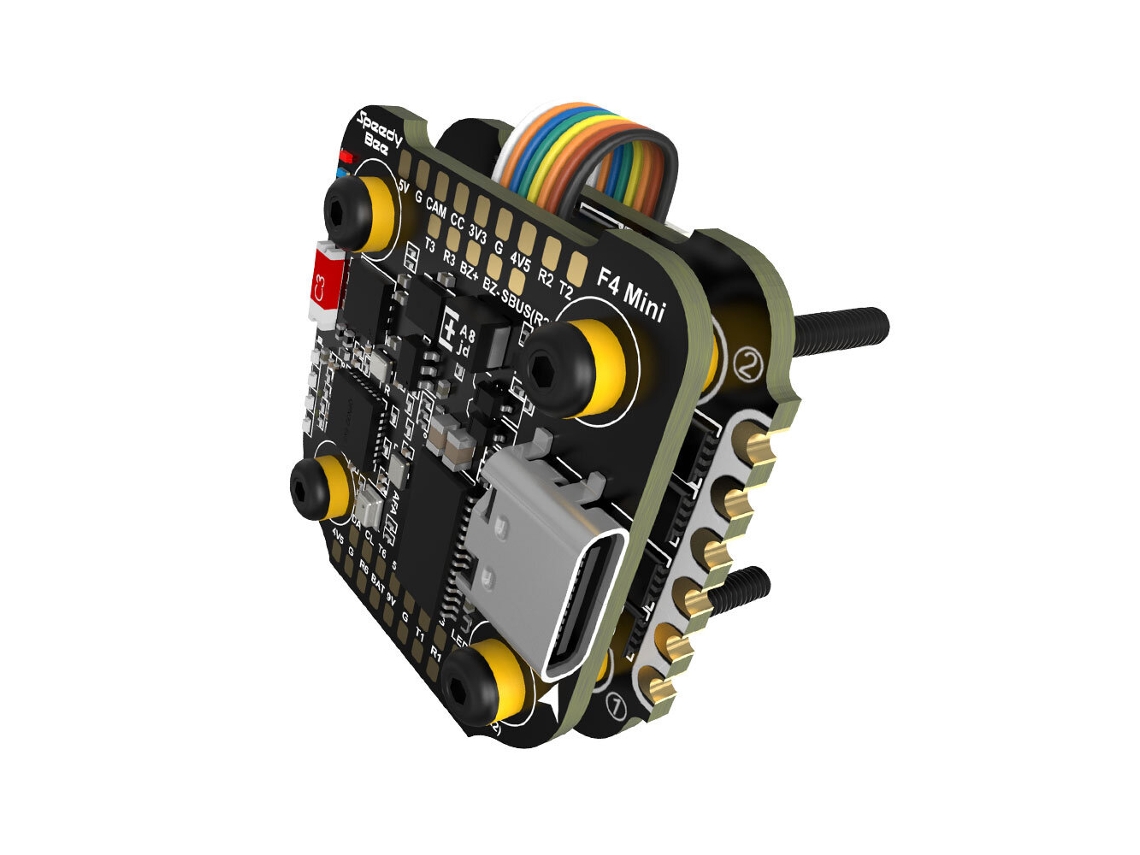 Controlador Voo Speedybee F405 Mini Stack F4 20x20mm Bec 5v/9v Esc Bl_s 35a 4em1 Compat Dji O3 O4 Vista P/ Drones de Corrida Fpv Rc MDUG