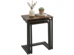Mesa de centro com efeito mármore ORBITRA COMMERCE