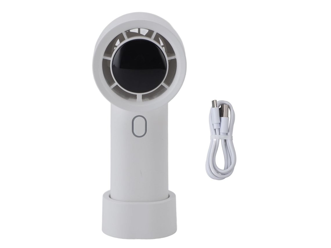 Vents Usb Recarregável Portátil Silencioso Branco