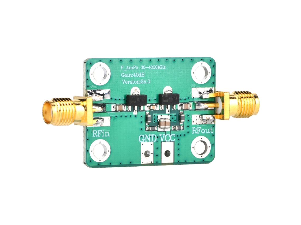 Laxiscreed Amplificador Rf De Banda Larga 30-4000mhz Com 40db De Ganho Para Eletromecânica