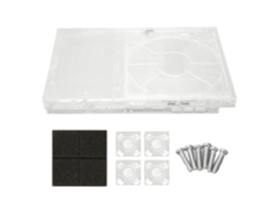 Carcasa de Console de Jogos EOOCOO Transparente de Substituição Diy