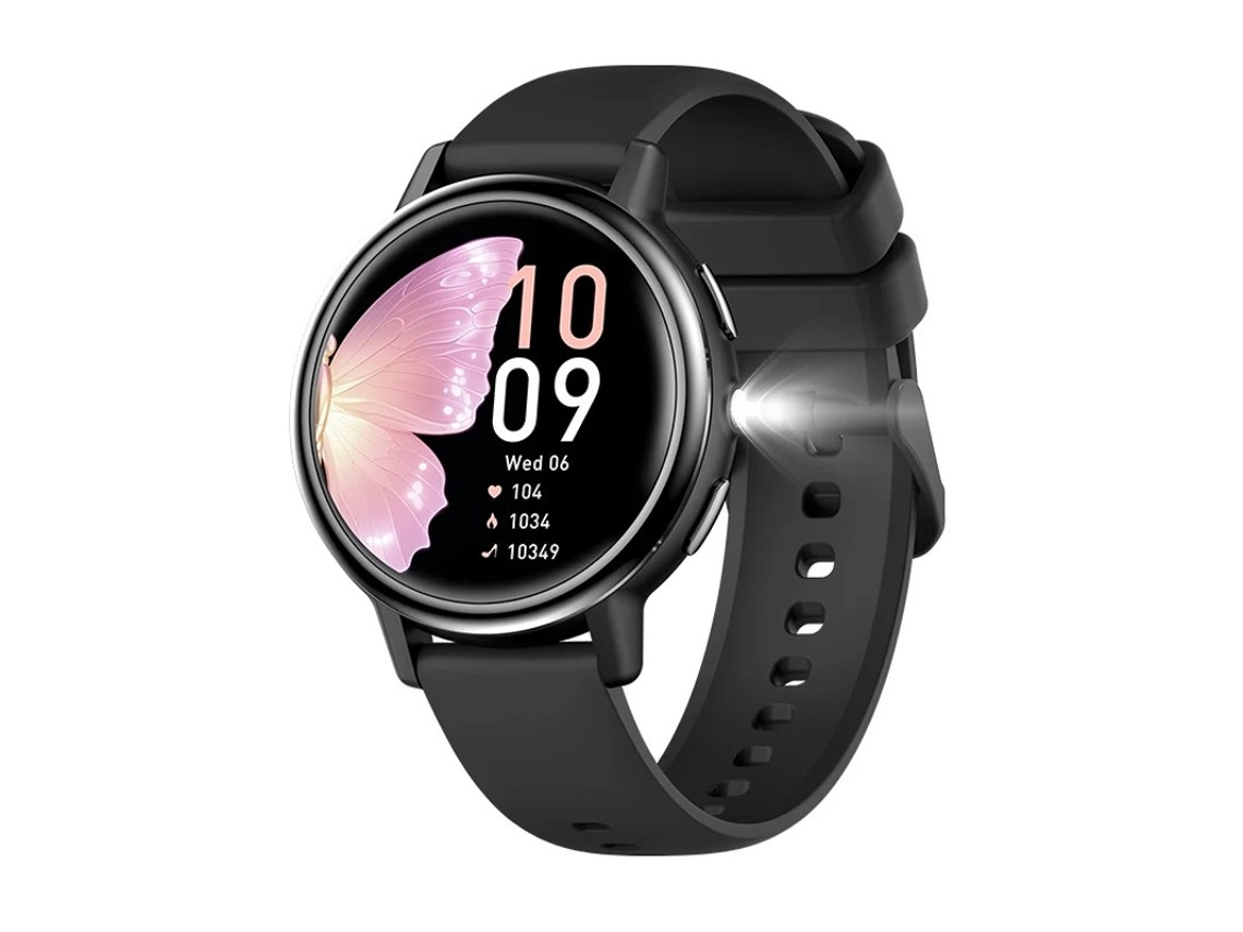 Ak88 Smartwatch Feminino, Monitoramento de Saúde e Chamadas Bluetooth Bestvite (preto)