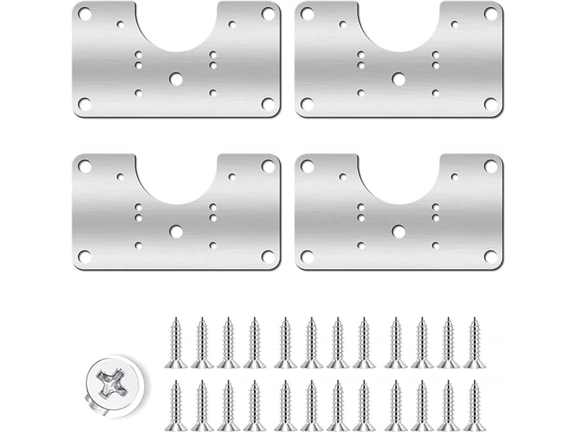 Dobradiças De Aço Inoxidável, Fixas Para Portas Armários,
