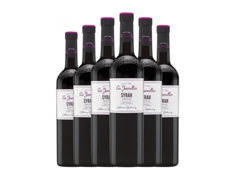 Vinho LES JAMELLES Syrah Vin de Pays d'Oc (0.75 L - 6 Unidades)