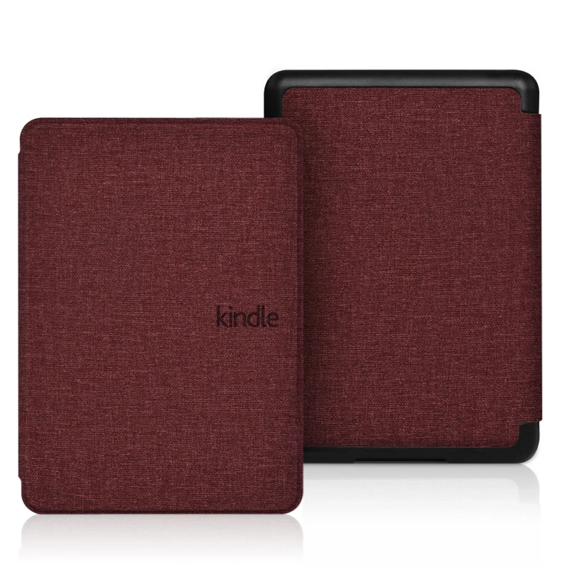 Capa Protetora Compatível Com Kindle 10ª Geração , Flip Para E Books, (2019) J9g29r, Cor Vinho. Tuotuo (2019)