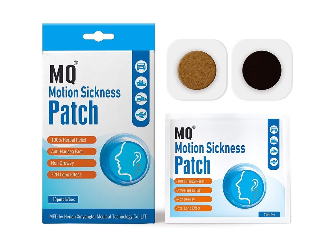 Patch Contra Enjoo de Movimento 10 Unidades/caixa