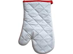 2026 luva de Forno de Silicone Espesso Resistente Ao Calor para Cozinhar, Assar, Churrascos e Asado (vermelho, Prata)