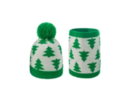 Chapéu de Natal Infantil-Verde AURUM