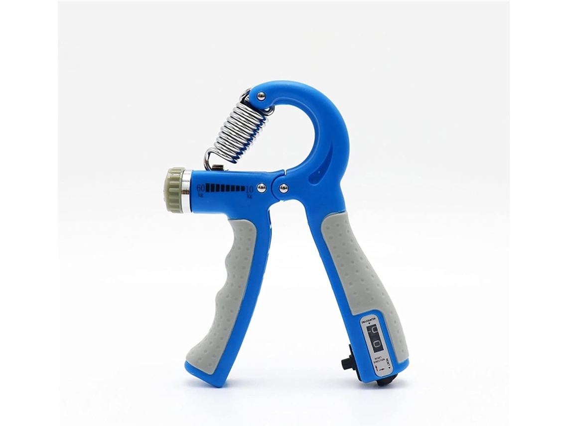 Medidor De Força Digital, Expansor De Força Preensão Manual 10a 60kg Para Academia E Exercícios Azul