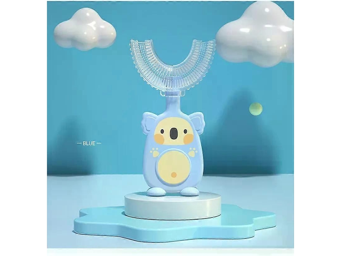 Bebê 360 Graus Em Forma De U Higiene Bucal Limpeza Silicone Escova De Dentes Macia Escova De Dentes Infantil Bonito Dos Desenhos Animados