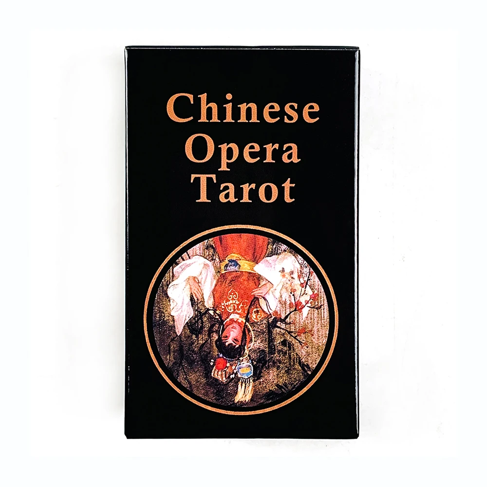 Baralho De Tarô Da Ópera Chinesa Novíssimo, Com Design De Borda Preta, Único E Misterioso, Feito Com Papel De Alta Qualidade.