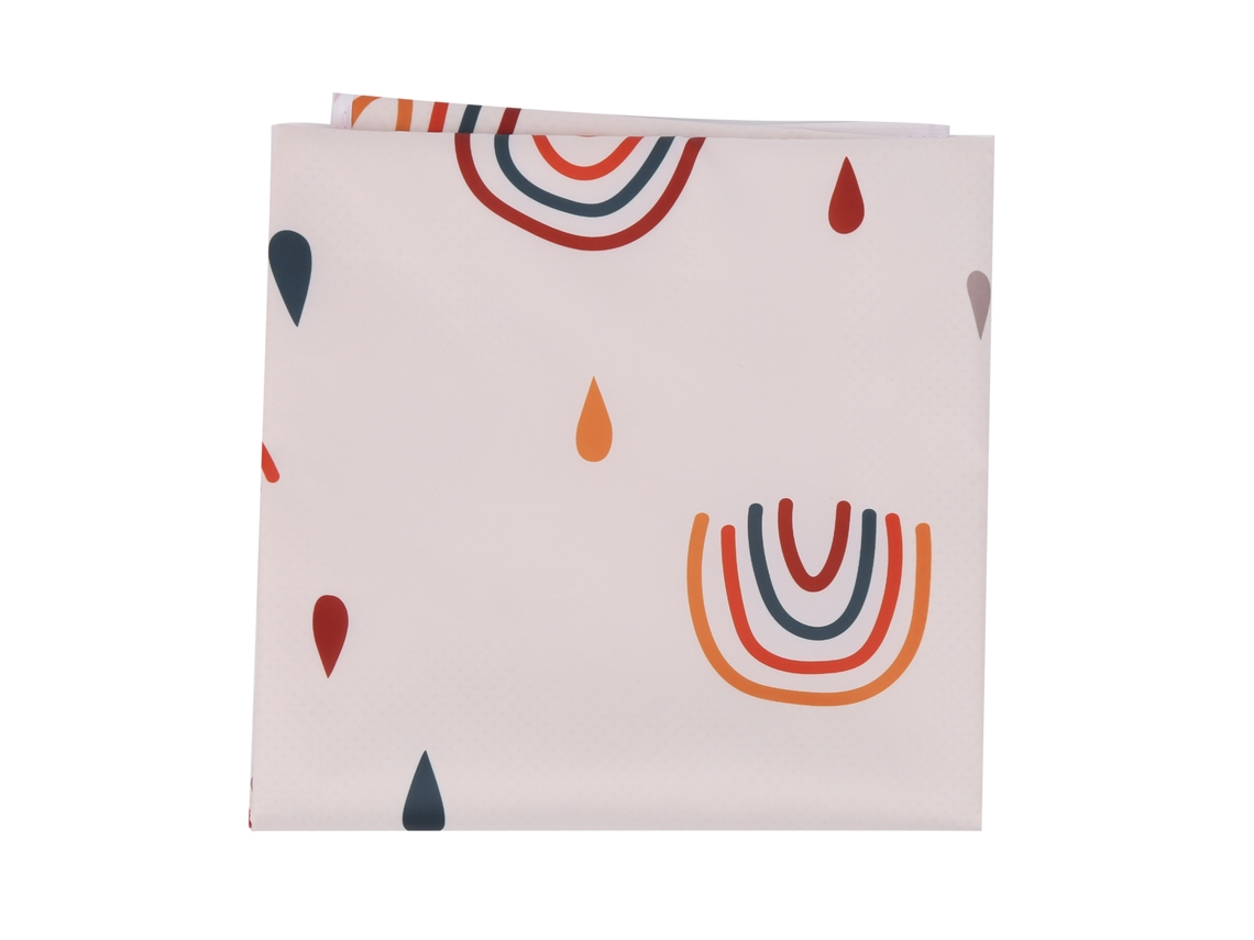 Mali tapete Protetor para Cadeira de Bebê Impermeável Antiaderente 110x110cm Multifuncional