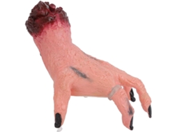Mão Rastejante Cryfokt Para O Halloween, Feita De Vinil E Alimentada