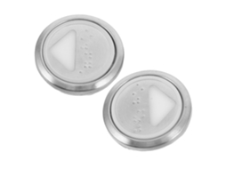 Botões Redondos De Metal Com Braille Para Elevadores De Carga.