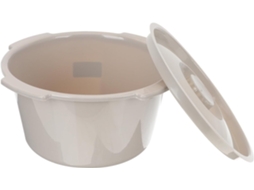 Cadeira Sanitária Para Adultos, Cinza, Com Tampa, Em Plástico Pp Resistente, Assento De Vaso Sanitário Portátil