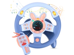 Volante Brinquedo Infantil CHRUI para Banco Traseiro com Chave e Música (azul)