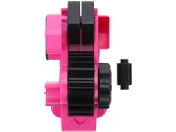 Dispensador De Fita Térmica Rosa Happyyami, 1-conjunto, Abs E Aço Inoxidável Com Bordas Lisas Sem Rebarbas, Ideal Para