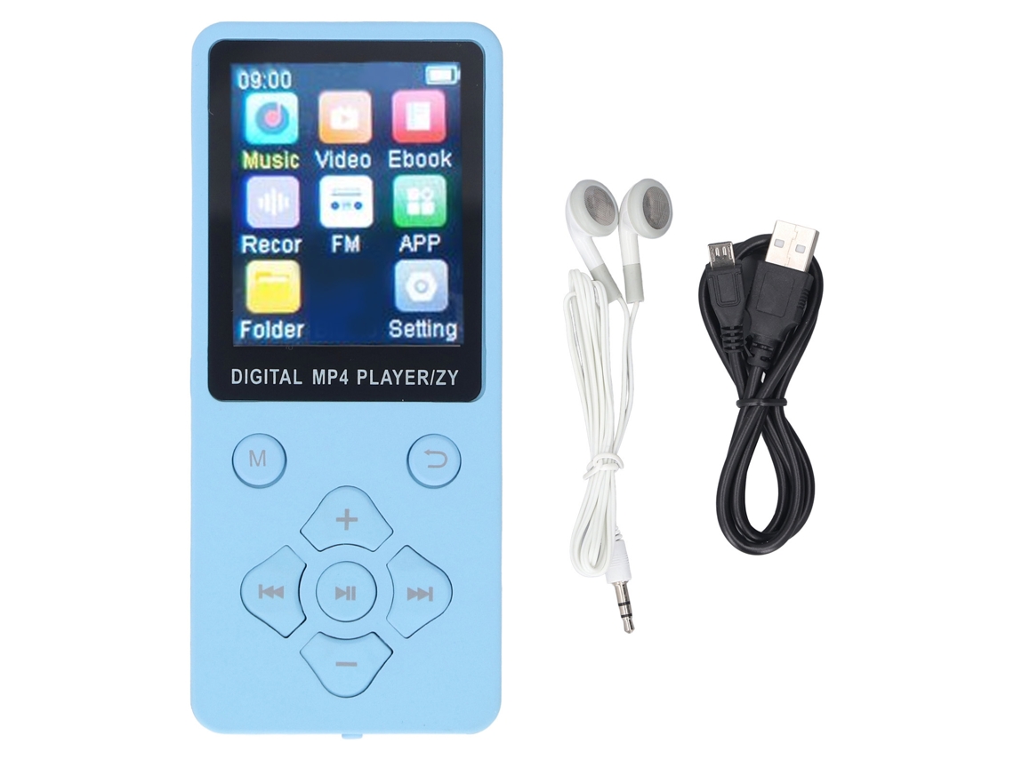 Aetheria reprodutor Mp4 Mp3 Hifi Tela Colorida 1.8 Polegadas Bluetooth 5.0 32gb Suporta Vídeo Livros Eletrônicos