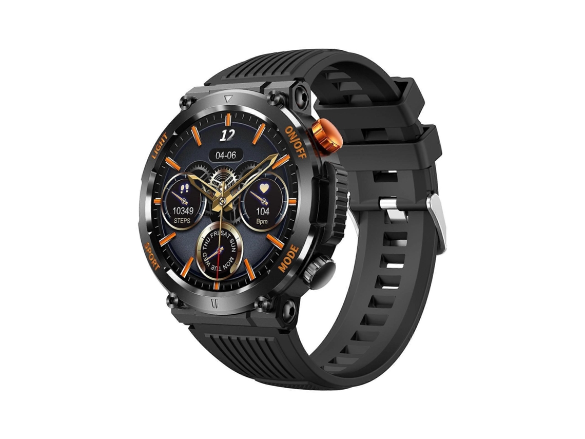 Relógio inteligente Bluetooth HT17 VONKELIOS com tela redonda de 1,46 polegadas