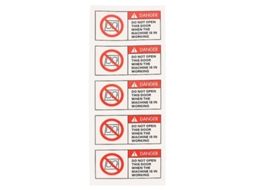 5Un Adesivo de Sinal de Aviso de Segurança ALLINLESS