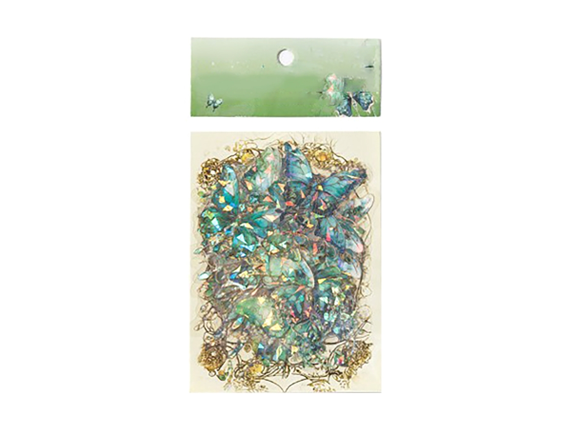 20 Adesivos De Borboletas Para Scrapbooking Decorativos A Laser 3d Para Manuais Diy