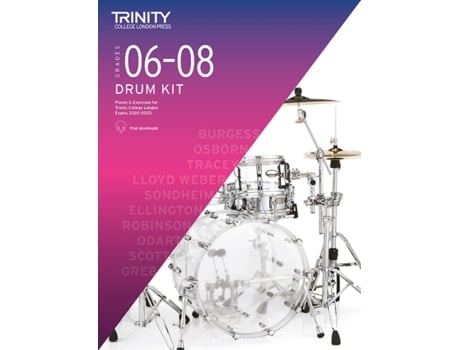 Livro Trinity College London Drum Kit From 2020. Grades 6-8 de Trinity College London (Inglês)