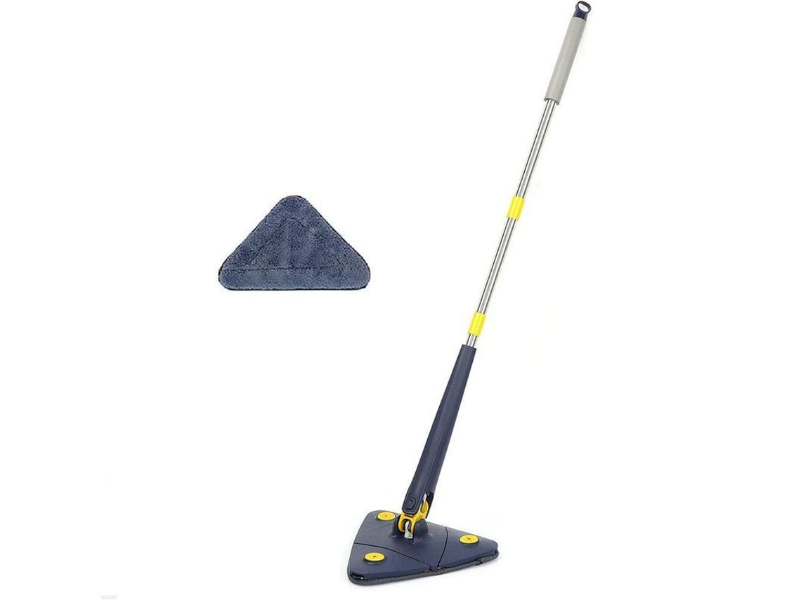 2026 mopa Triangular Giratória 360° Ajustável com Microfibra e Função de Esvaziar Automática 1x Mopa 1x Toalha