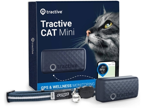 Localizador GPS para Gato TRACTIVE Cat Mini (Outlet Caixa Aberta - Azul)
