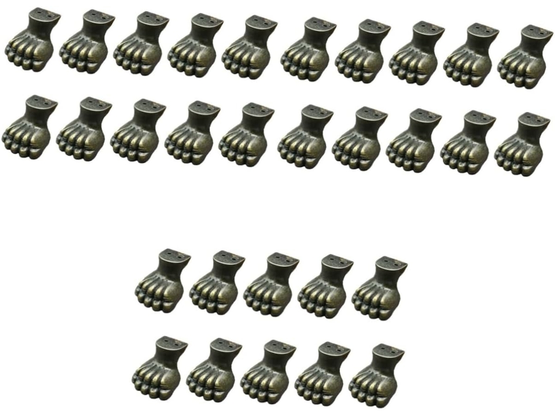 Shineofi 30 Peças Pés Decorativos Para Caixas De Madeira, Em Liga De Zinco, Para Proteger O Piso