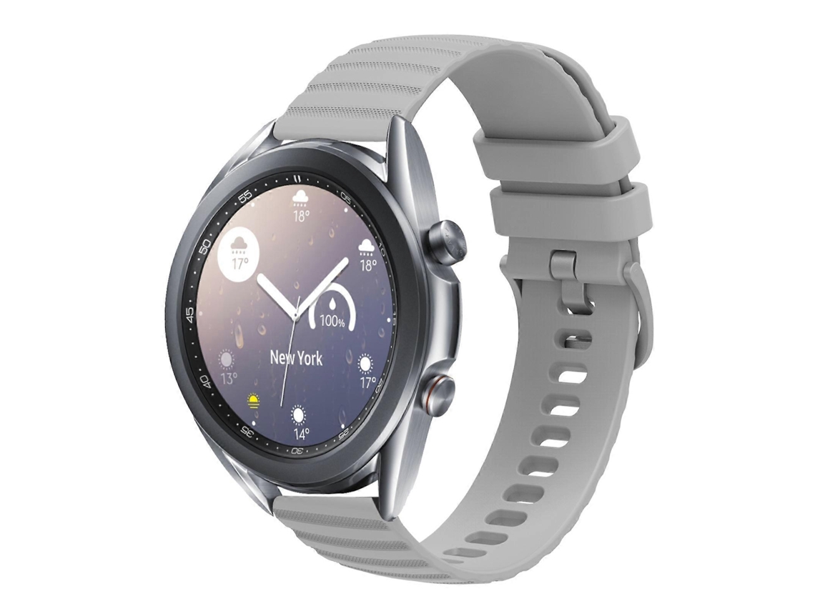 Pulseira De Silicone Sólida Com Padrão De Bolinhas Onduladas Para Samsung Galaxy Watch3 (45 Mm E 22 Mm).