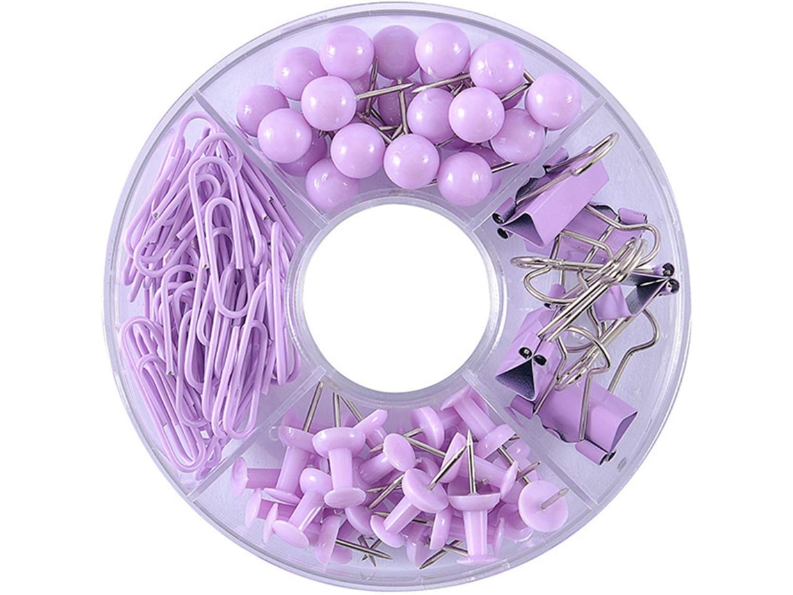 Material De Escritório Multifuncional Clips De Papel E Tachinhas Em Um Único Conjunto. Aquaforge