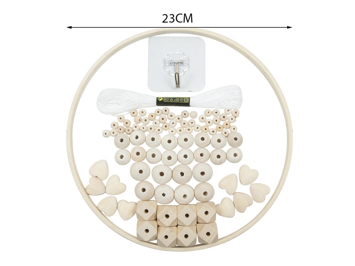 Primerox kit de Sinete de Madeira Diy para Bebê Móvel de Berço Nórdico Natural Decorativo