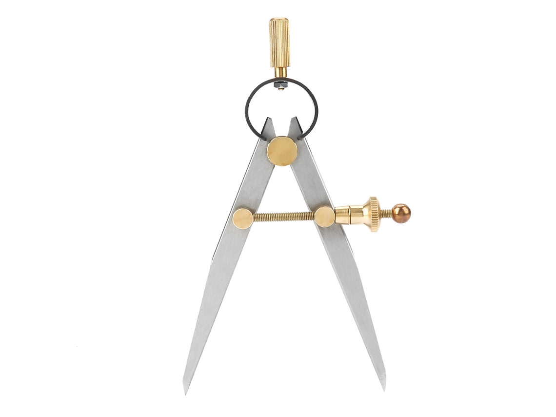 Compás Giratório De Couro De 100mm Para Divisores - Ferramenta De Costura Artesanal Ledercraft