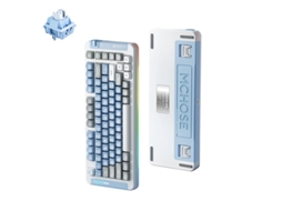Teclado Mecânico Sem Fio Mchose X75 Tri modo 82 tec Low delay Backlight para Gamer e Laptop