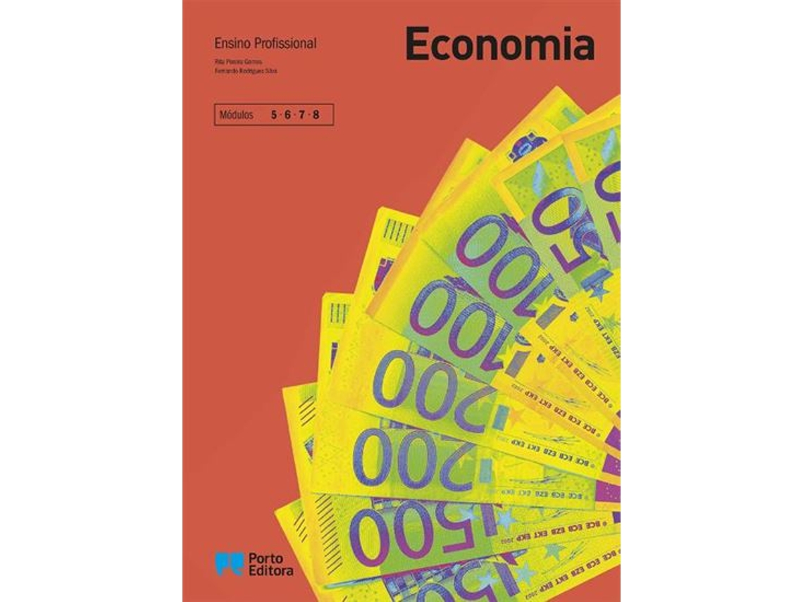 Livro Manual Escolar Economia - Módulos 5, 6, 7 e 8 - Ensino Profissional 2020 .