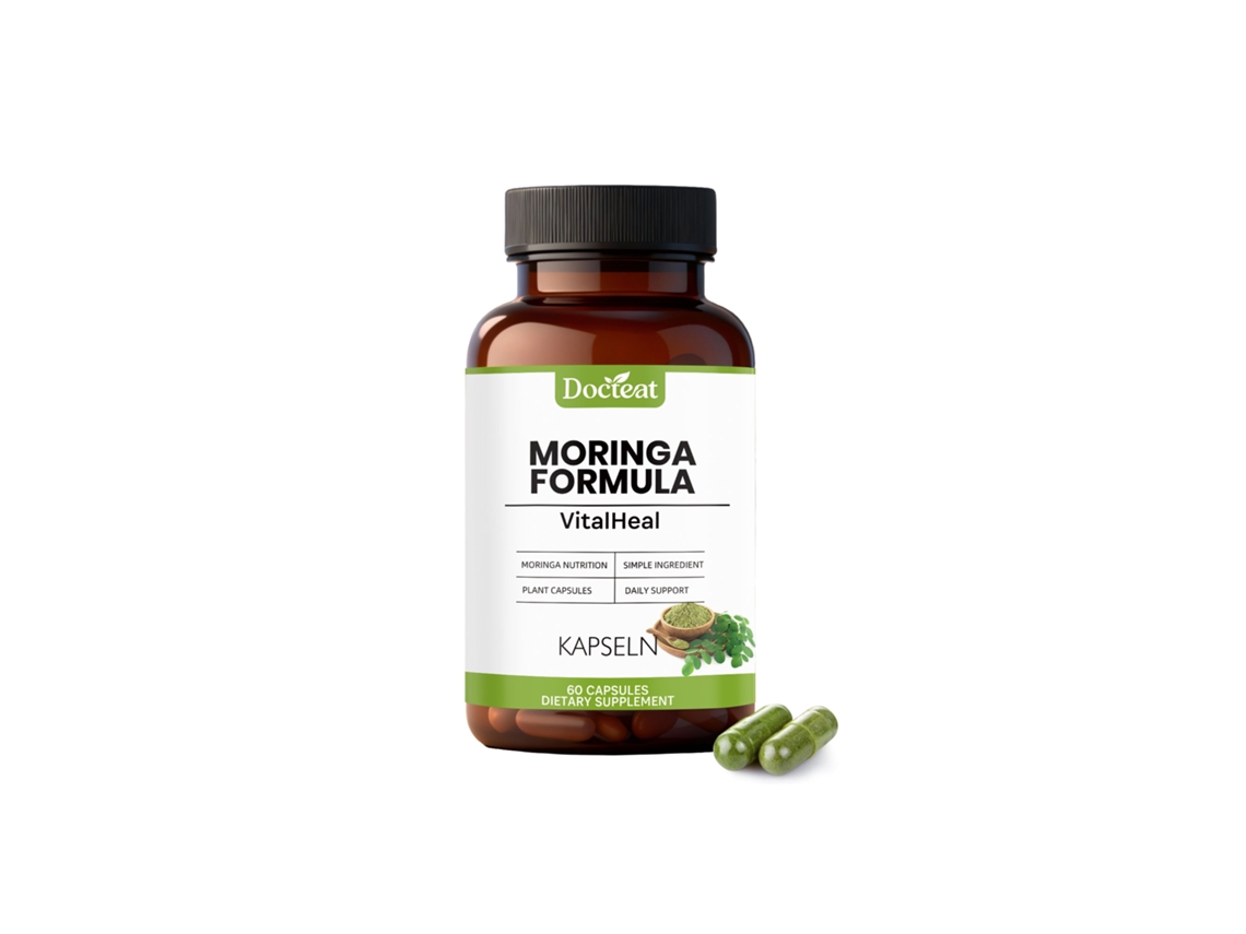 Cápsulas Moringa Docteat Vitalidade Diária