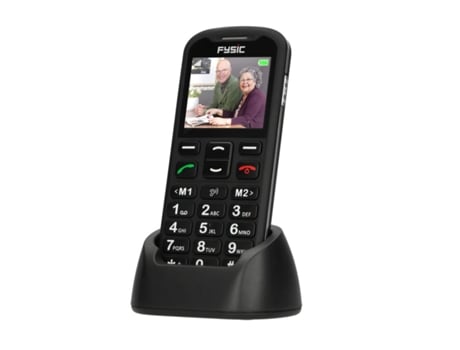 F10 Telefone Simples 4G Holandês com Estação de Carregamento e Botão Sos FYSIC