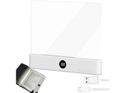Luminária De Leitura Led Inteligente Genérica, Recarregável, Para Cama, Com 3 Temperaturas De Cor E Temporizador, Ideal