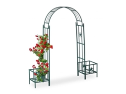 Arco De Rosa Com Floreiras B2x
