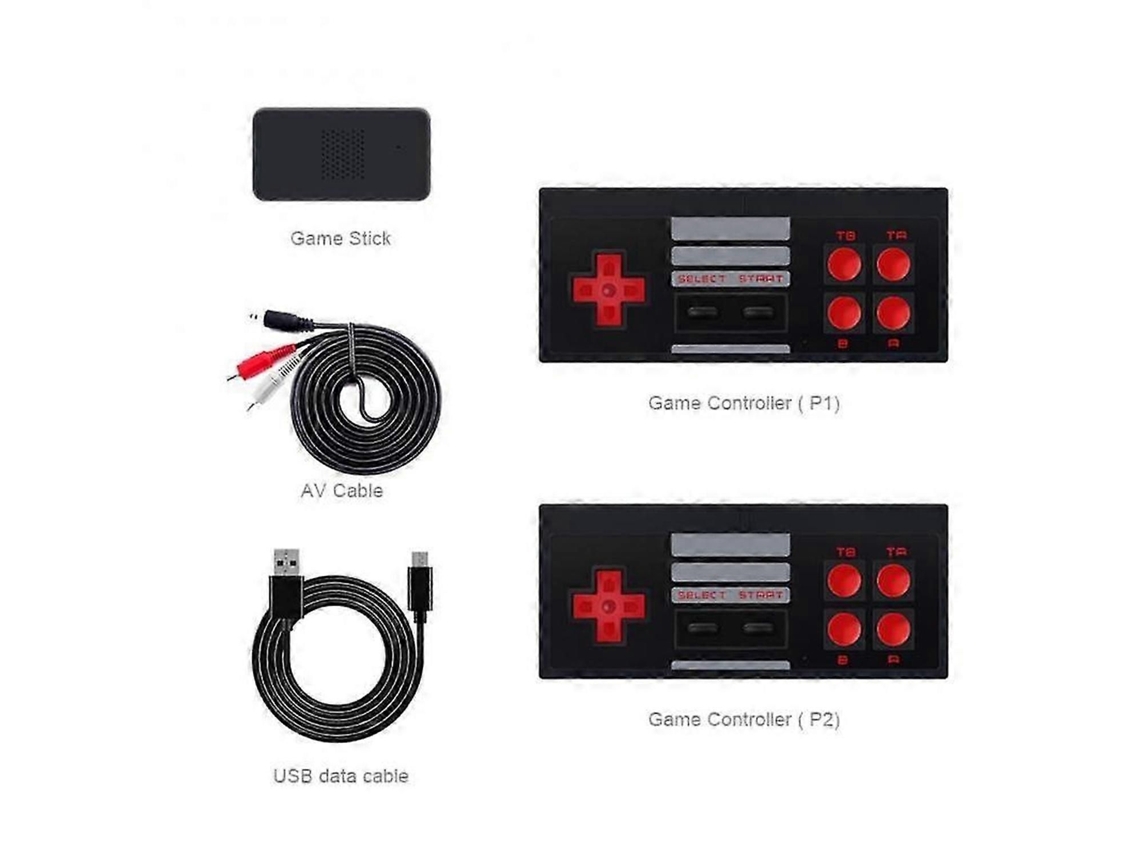 Mini Tv Portátil para Jogos de Videogame em Família, com Porta Av 8 Bits e Estilo Retrô Integrado. GOKOCO