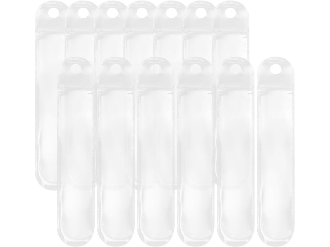 Embalagem Com 50 Estojos Plásticos Transparentes Semibrilhantes