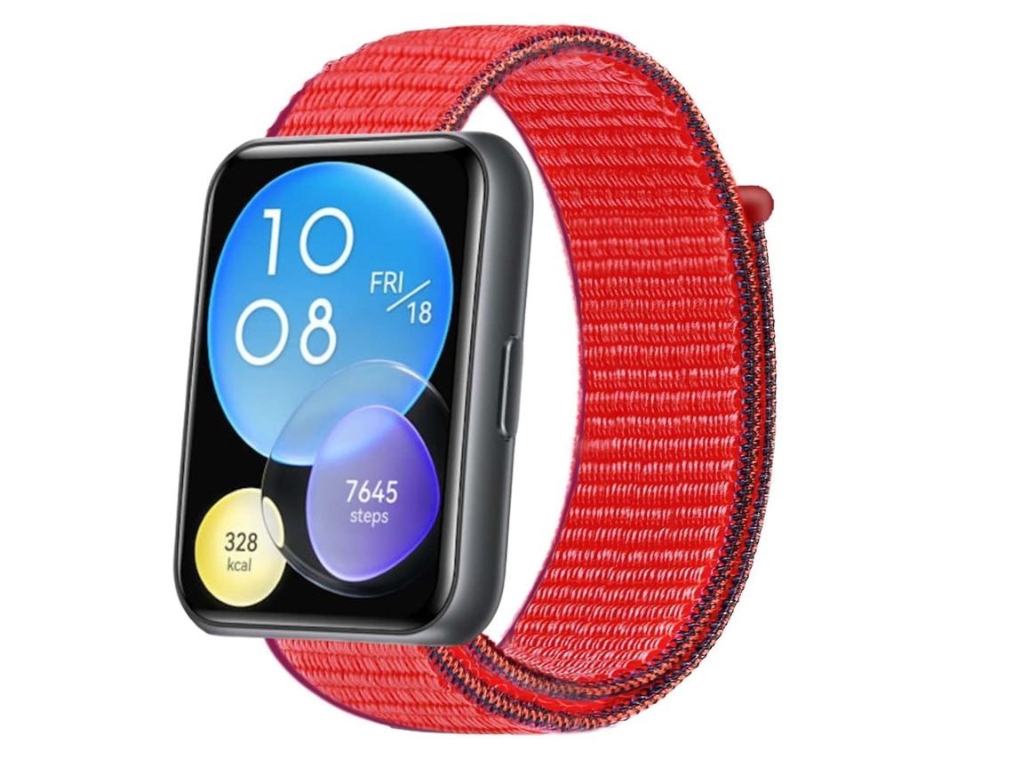 Bracelete Pulseira Sport Band para Huawei Watch Fit 2 Vermelho
