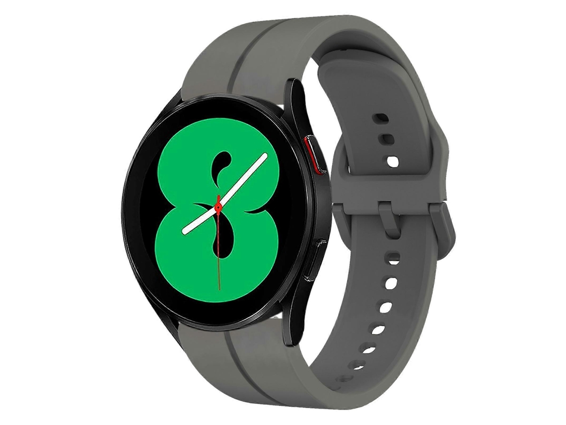Pulseira De Silicone Com Laço De 20 Mm Para Samsung Galaxy Watch4