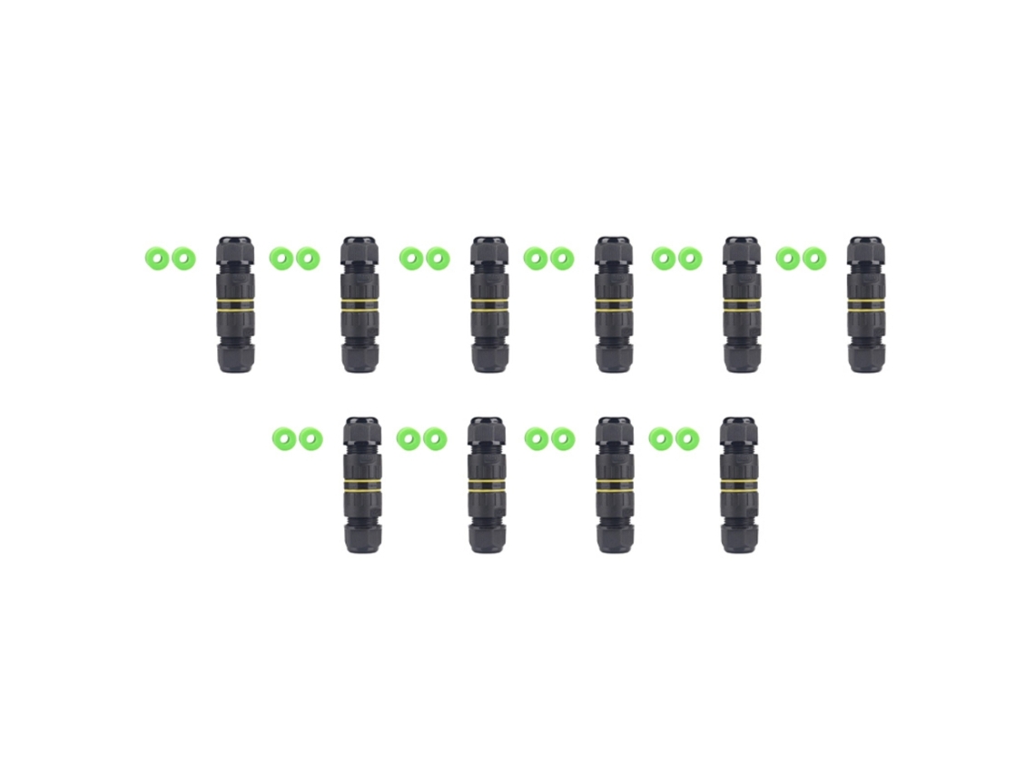 Conectores De Cabo Rápidos E À Prova D'água Para Caixas Iluminação Externa 5 A 12 Mm